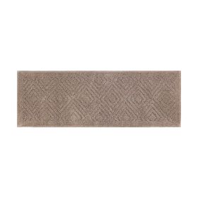 Trier Collection (Color: Beige, size: 18" x 54" Runner)