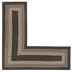 Alpine Stripe Collection (Color: Chocolate Stripe, size: 24" x 48" x 48" L-Shape)