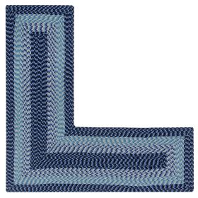 Alpine Stripe Collection (Color: Navy Stripe, size: 24" x 48" x 48" L-Shape)