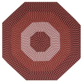 Alpine Stripe Collection (Color: Burgundy Stripe, size: 48" Octagonal)