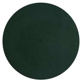 Alpine Solid Collection (Color: Hunter Solid, size: 72" Round)